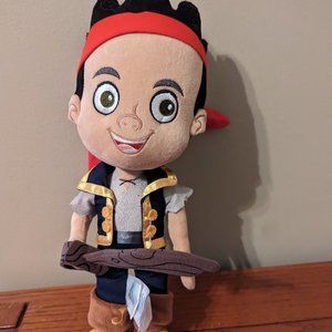 Disney Store Japan Captain Jake & The Neverland Pirates 14" Plush Jake Toy Doll